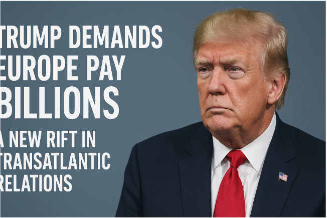 Trump exige que Europa pague miles de millones: una nueva grieta en las relaciones transatlánticas